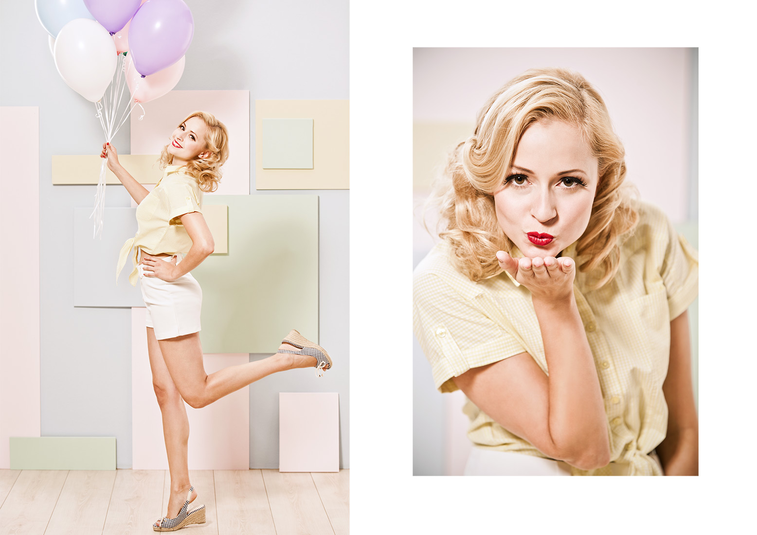 Fifties Pin-Up mit Luftballons | NIKKY MAIER photo - 03