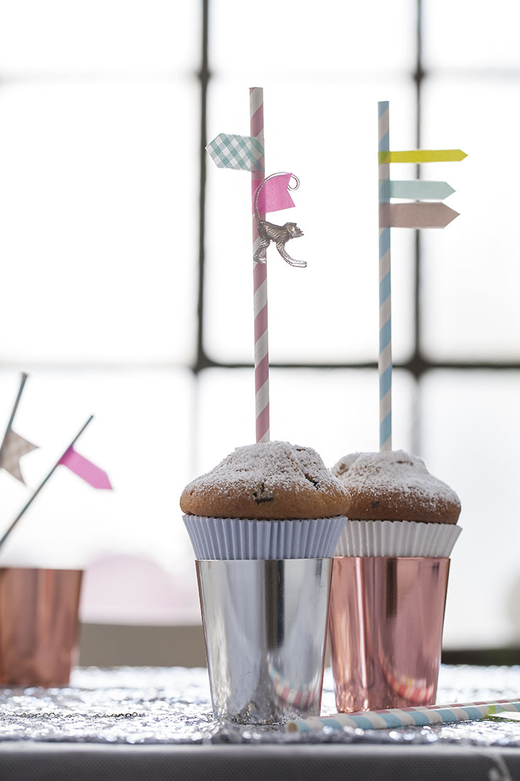 Leckere Muffins für die Gäste dekorativ angerichtet | NIKKY MAIER photo - 08